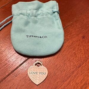 Tiffany & Co.Heart Pendant with Blue Pouch